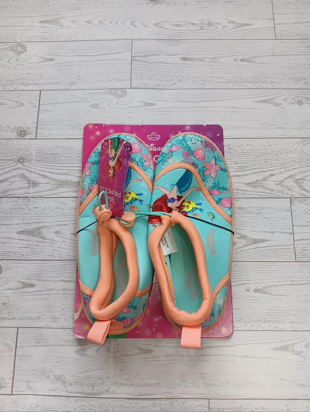 NWT Disney Princess Ariel Toddler Character Water Shoes Blue Size 11/12